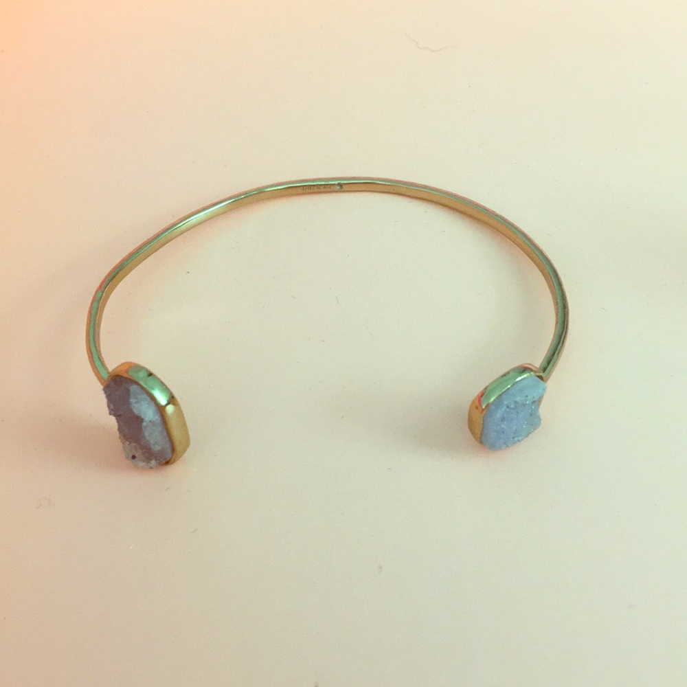 Stella & Dot Gold and Blue Bracelet